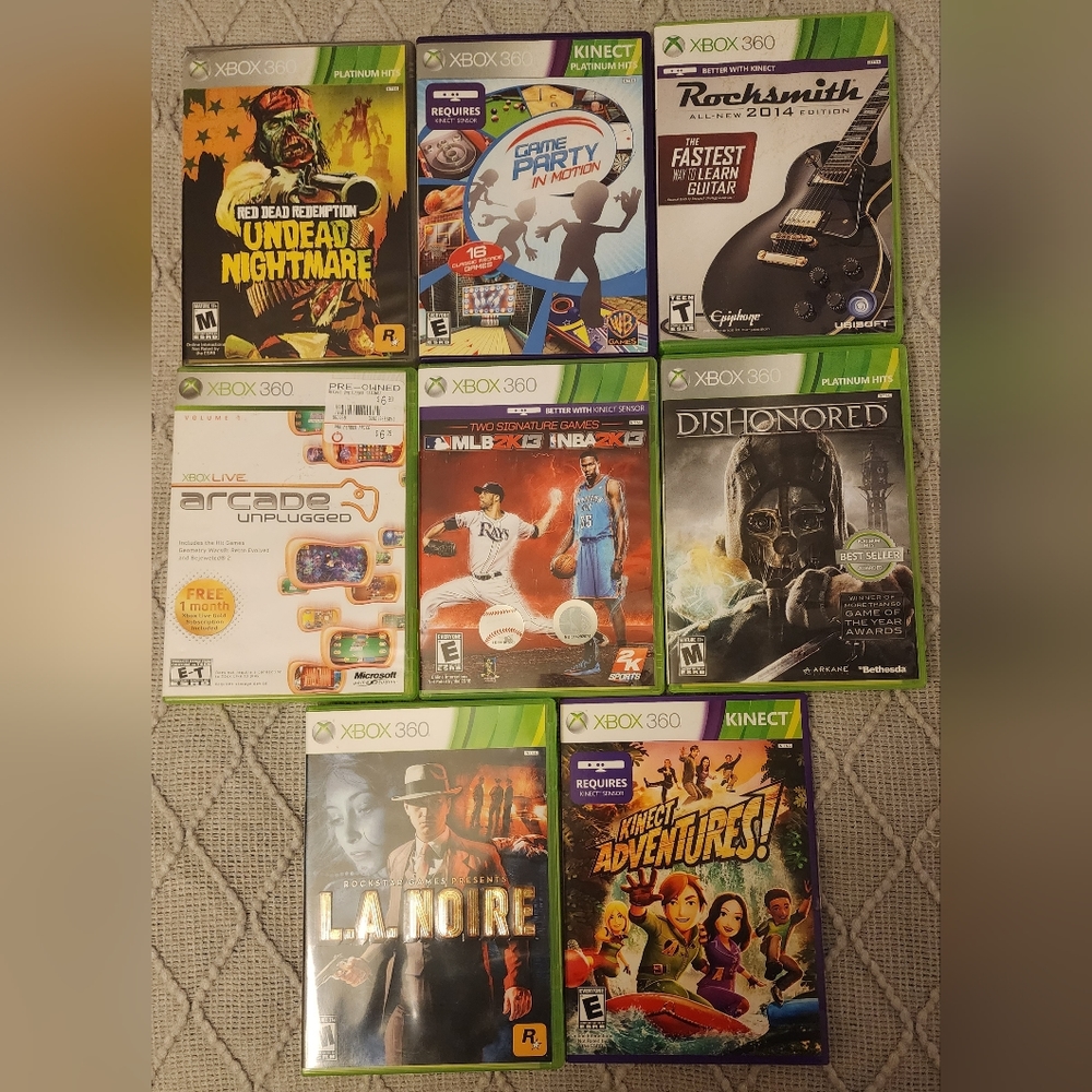 Bundle of 8 Xbox 360 Games - Picture 1 of 10